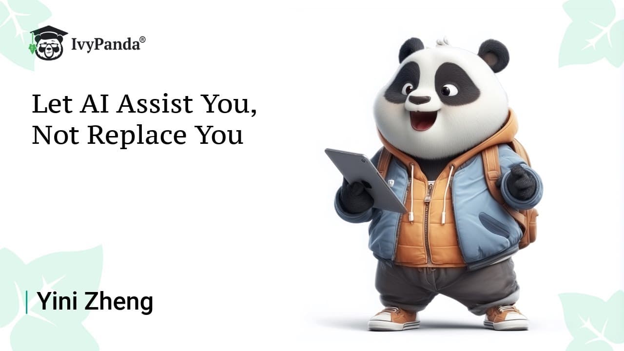 Let AI Assist You, Not Replace You